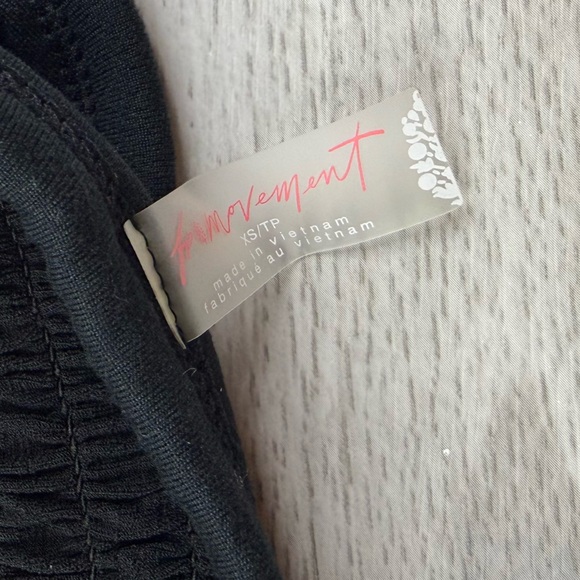 Free People Movement Smockin Hot Dress Smocked Black Size XS - Picture 14 of 16